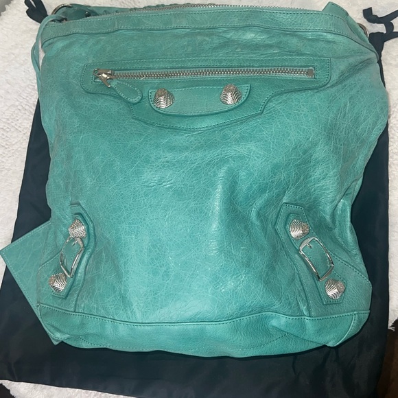 Balenciaga Classic City Bag – Teal Leather | Authentic - Picture 8 of 8